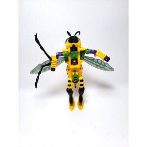 Vintage Transformers Buzzsaw Beast Wars Bee Wasp Action Figure Incomplete 1995